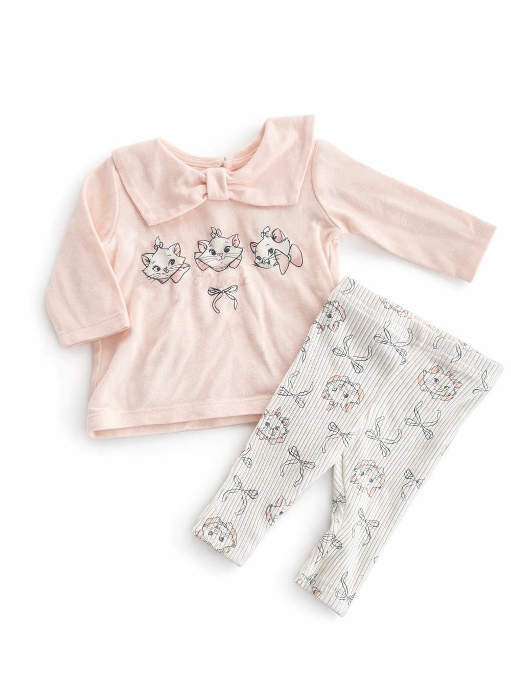 5/$25 Disney Baby The Aristocats 2 Piece Matching Set Legging Sweater Size 0-3 M